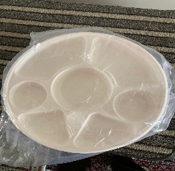 7 Compartment Compostable Plates