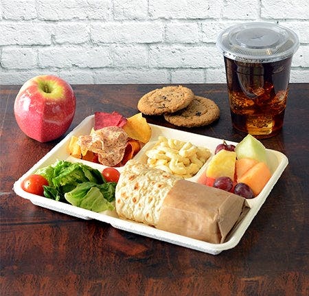 Molded Fiber School Lunch Trays